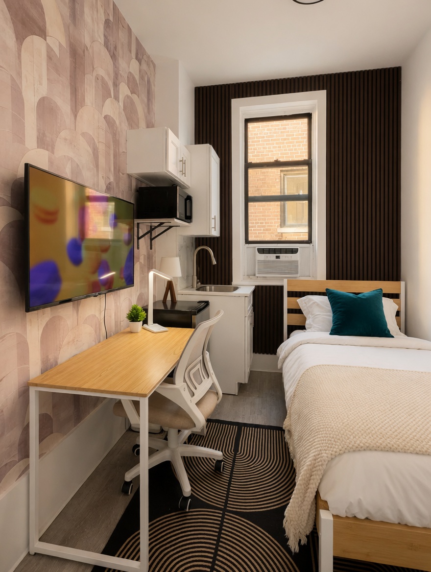 Room 508 — Studio Basic with Shared Bathroom