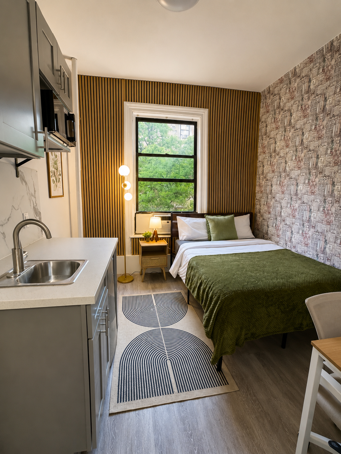 Room 601 — Studio Basic with Shared Bathroom