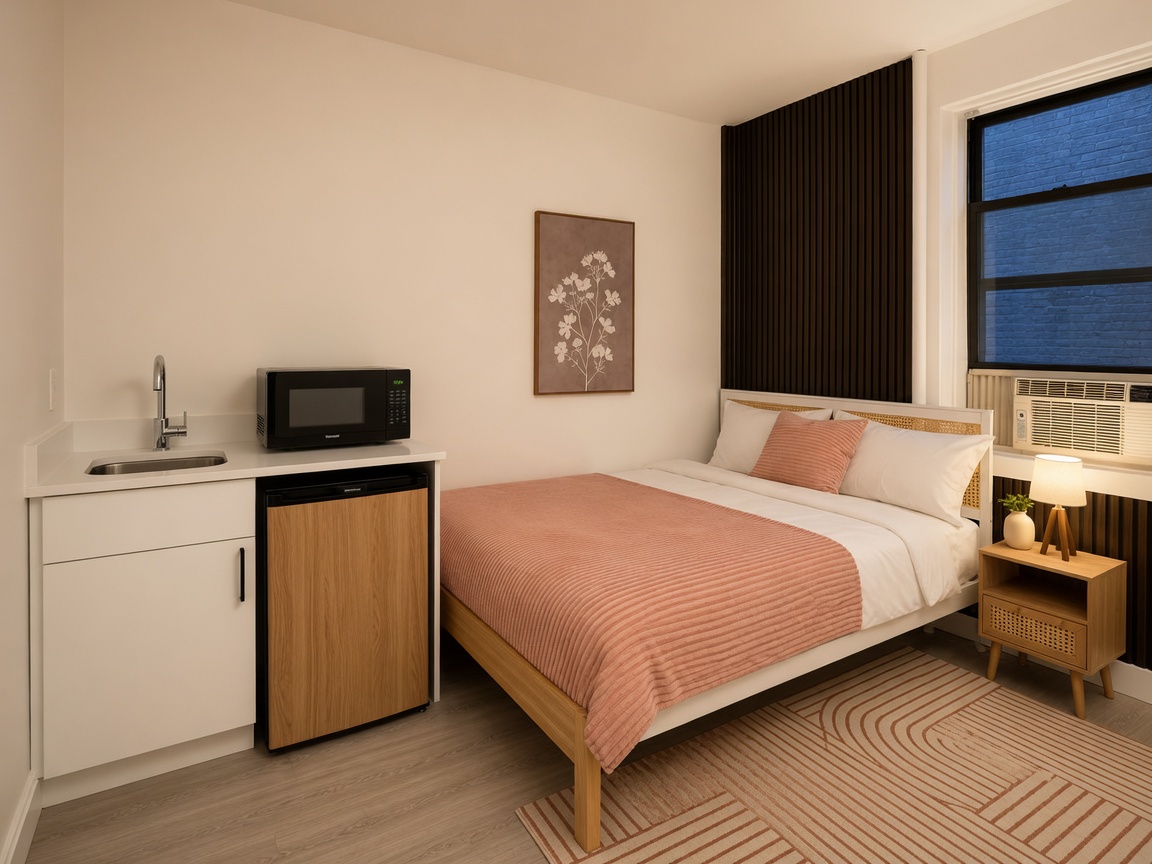 Room 602 — Studio Basic with Shared Bathroom